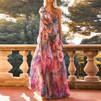 Damen Elegante Sommer Maxi Kleid