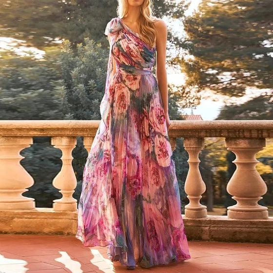 Damen Elegante Sommer Maxi Kleid