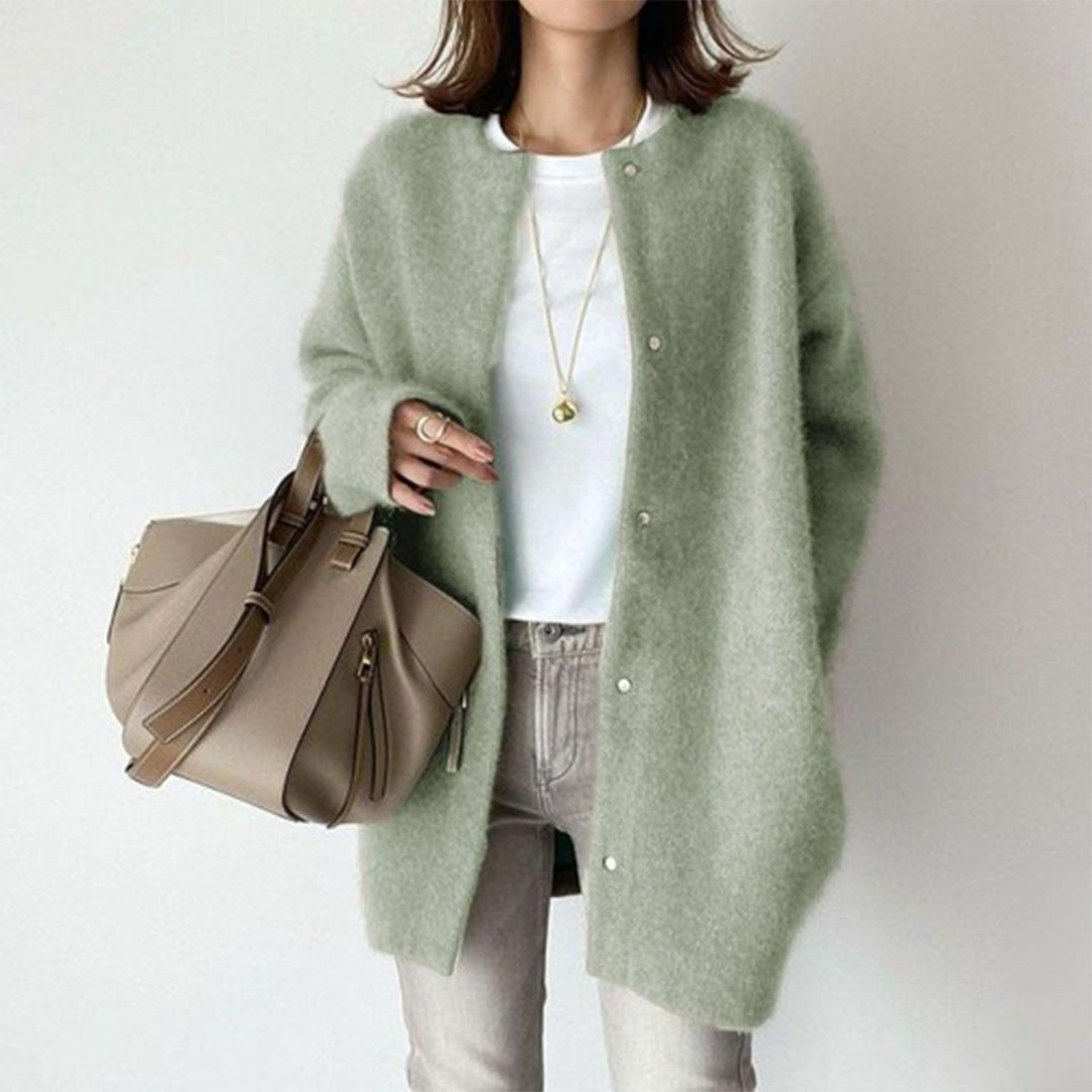 Strickjacke offen mit Taschen