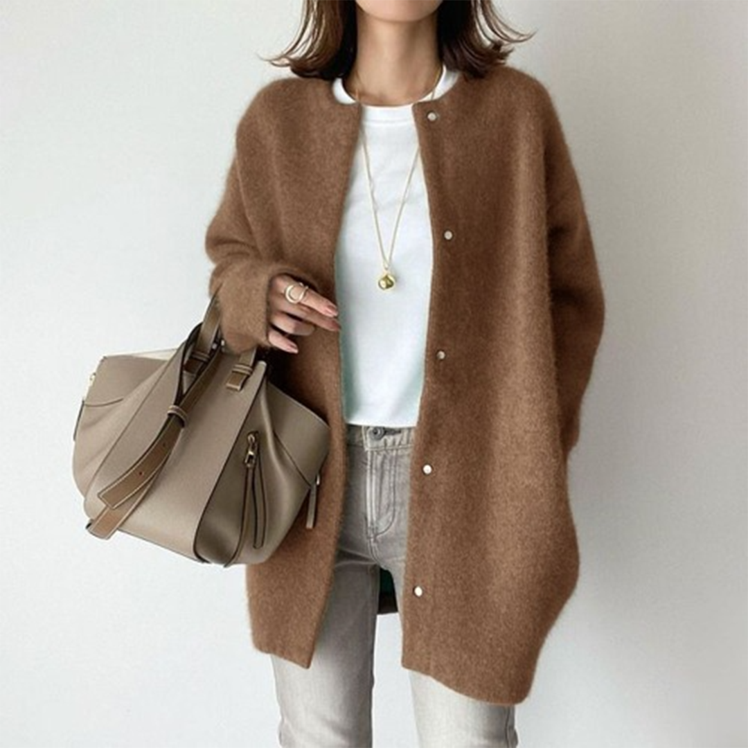 Strickjacke offen mit Taschen