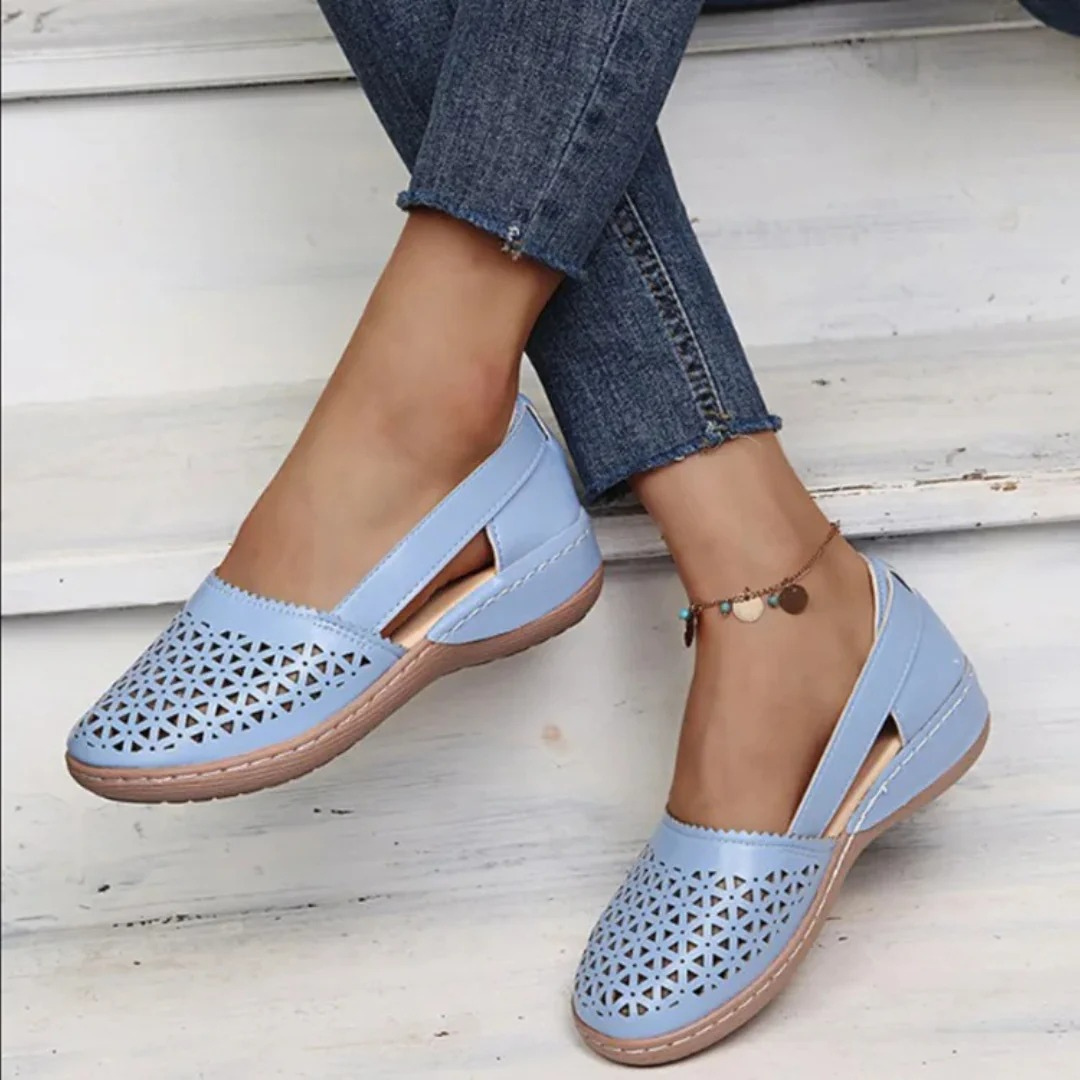 Damen Sommer Slipper Schuhe
