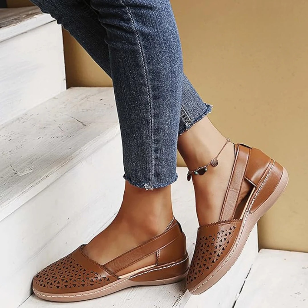 Damen Sommer Slipper Schuhe
