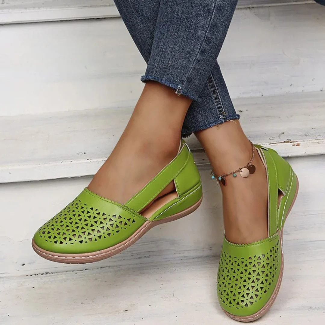 Damen Sommer Slipper Schuhe