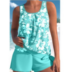 Damen Tankini Florale Bademode