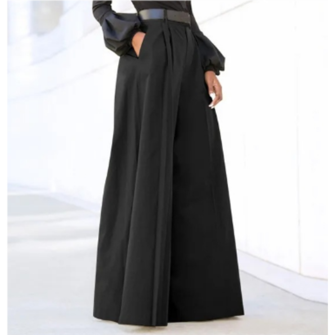 Palazzohose Damen mit weitem Bein