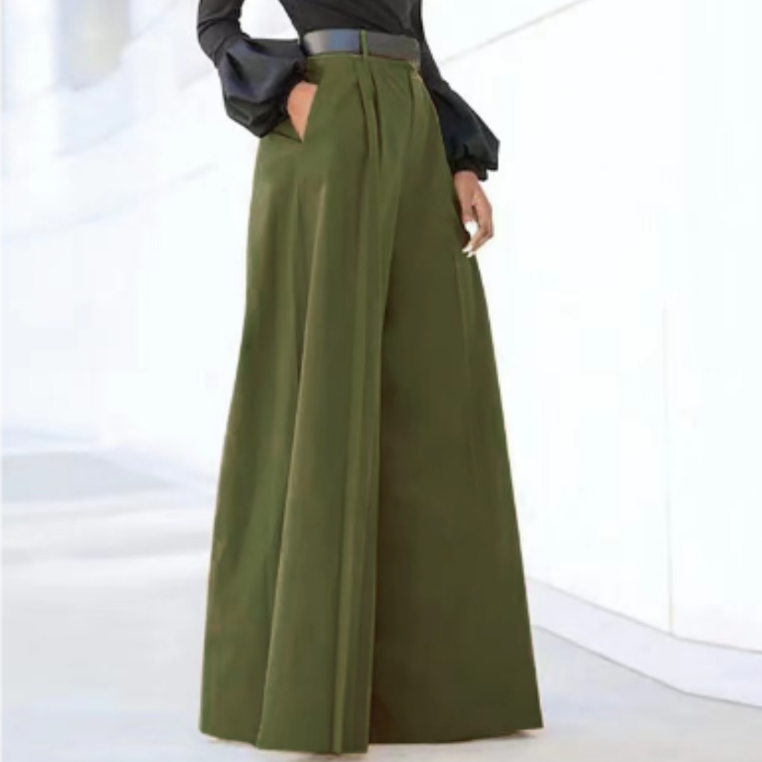 Palazzohose Damen mit weitem Bein
