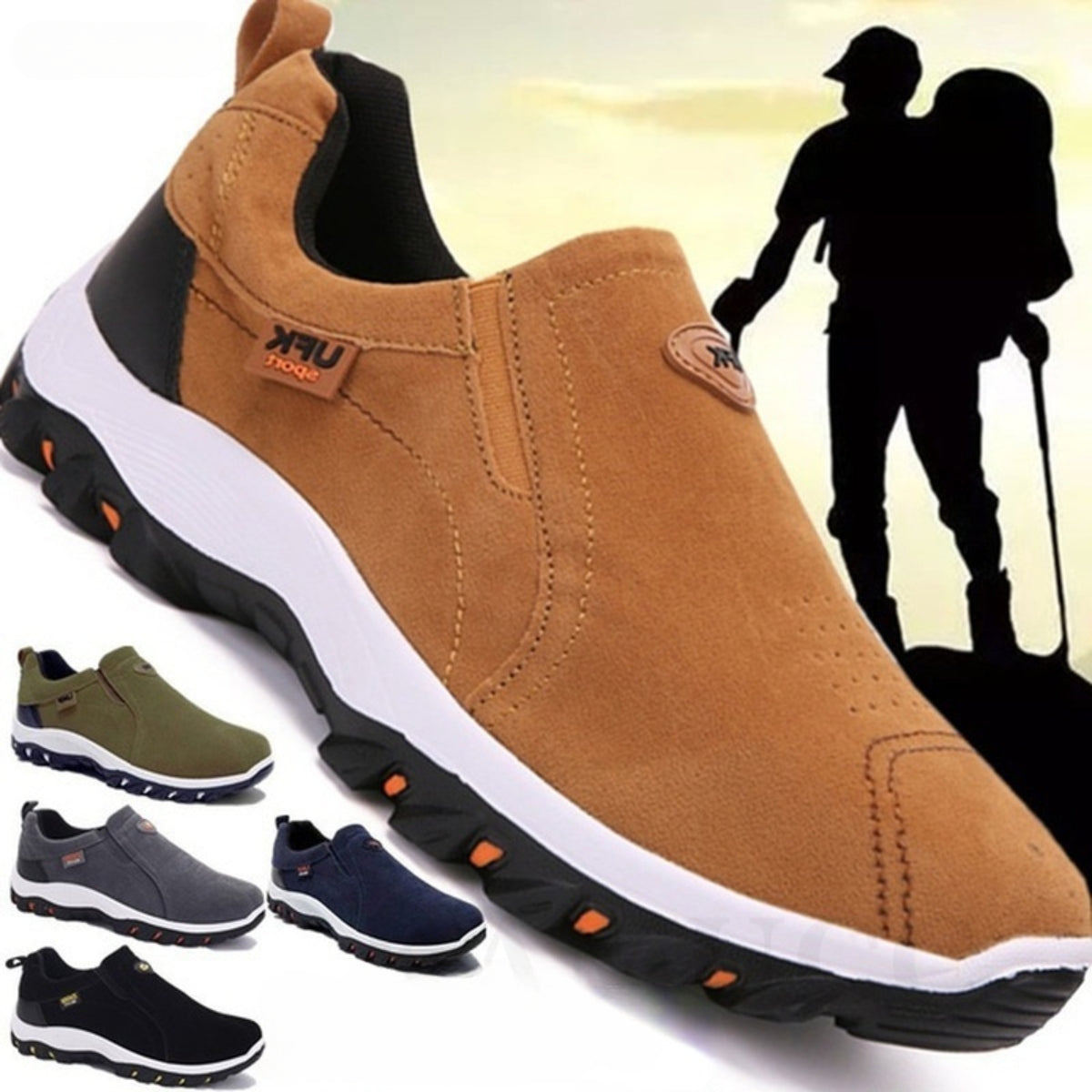 Wanderschuhe Schlupfschuhe mit Profilsohle