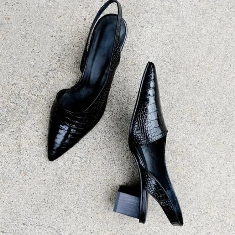 Elegante Pumps Damen spitz