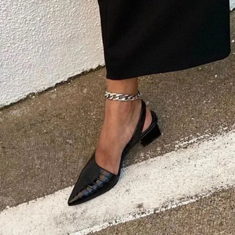 Elegante Pumps Damen spitz