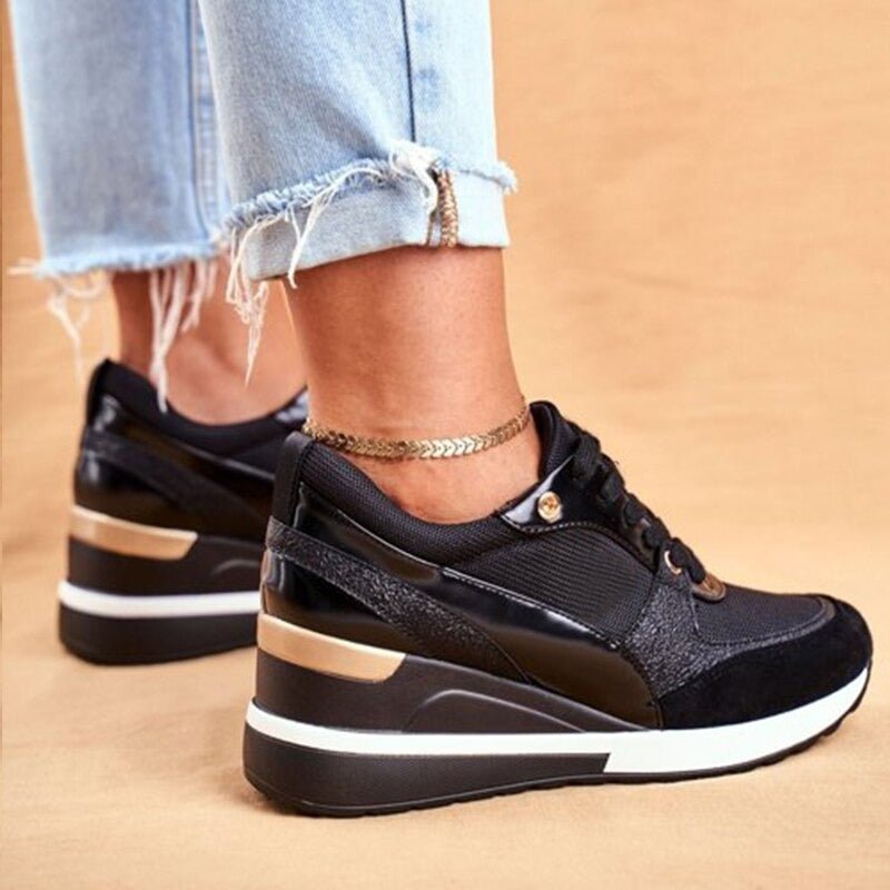 Orthopädische Sneaker Damen mit Plateausohle