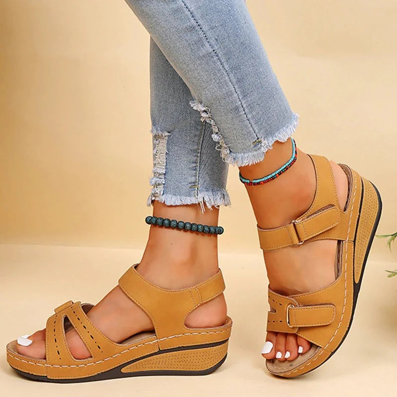 Damen Sandalen Mit Keilabsatz – Ansicht 5
