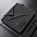 T-Shirt kurzärmelig Rundhals mit Brusttasche