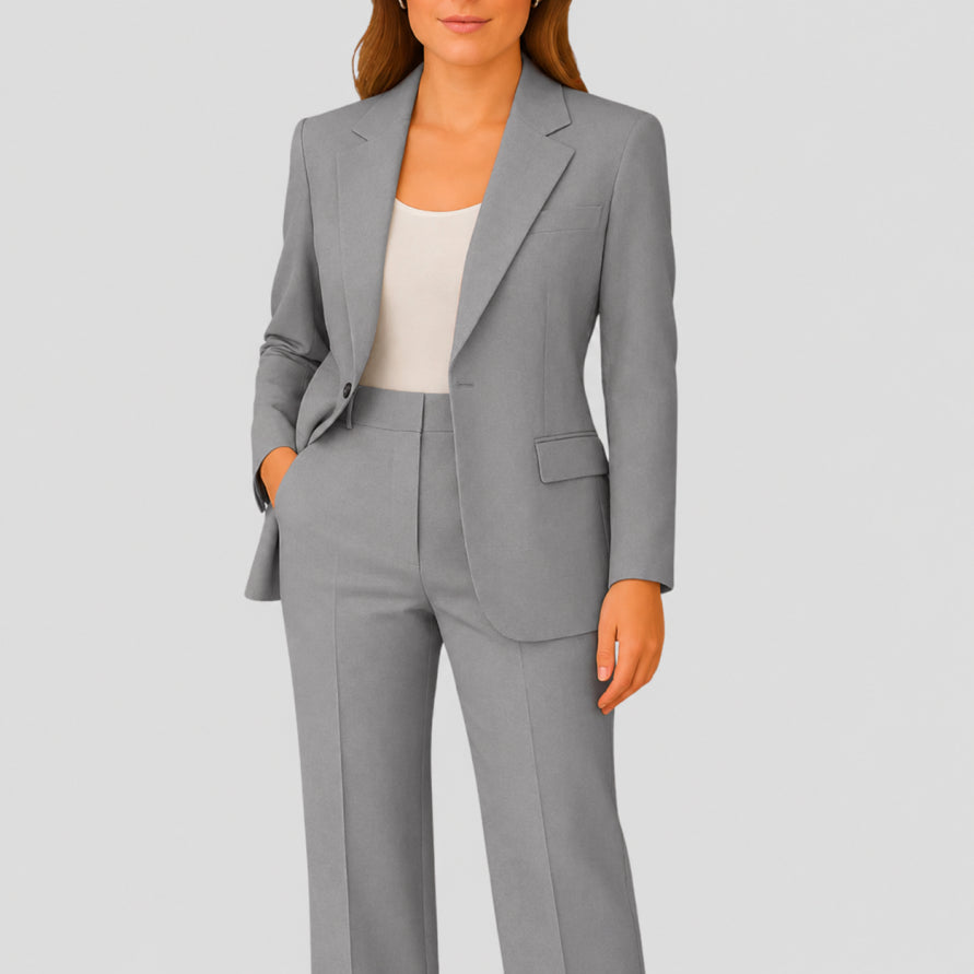 Anzug Set Damen 2-Teilig Blazer Hosen