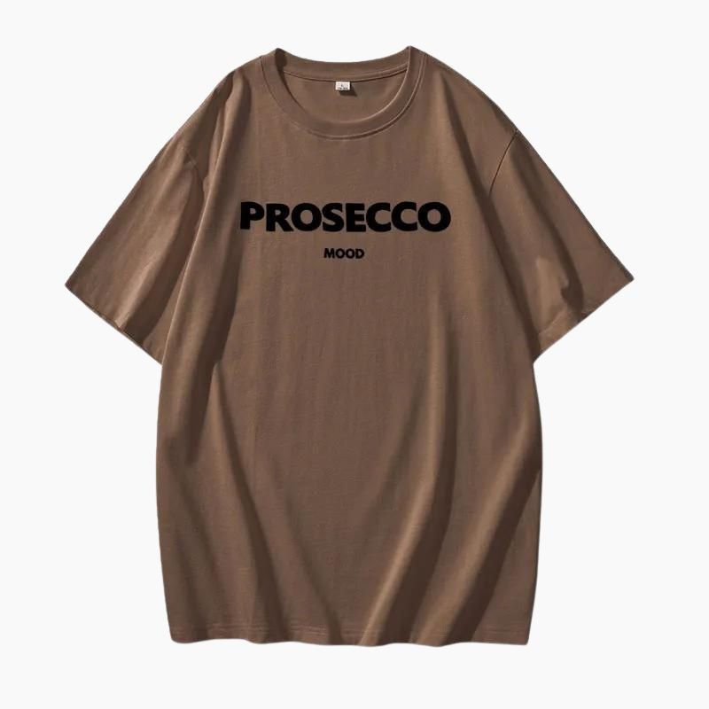 Cora - Lässiges Prosecco T-Shirt für Damen Close Up