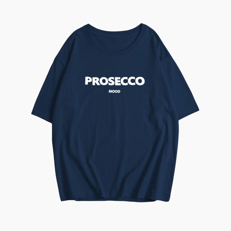Cora - Lässiges Prosecco T-Shirt für Damen Detail
