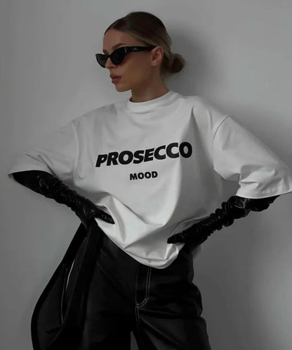 Cora - Lässiges Prosecco T-Shirt für Damen Hero