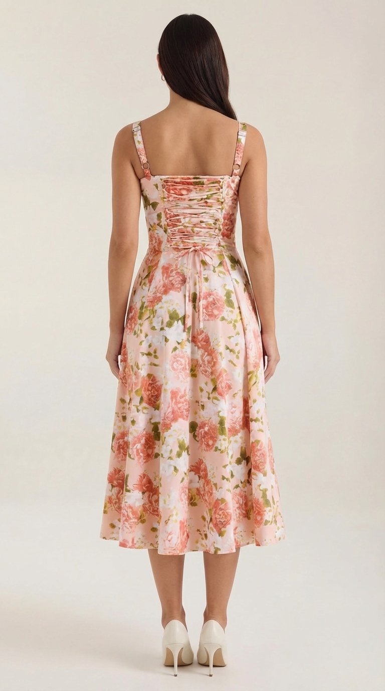 Damen Bustier Sommerkleid | Ausgestellt Side