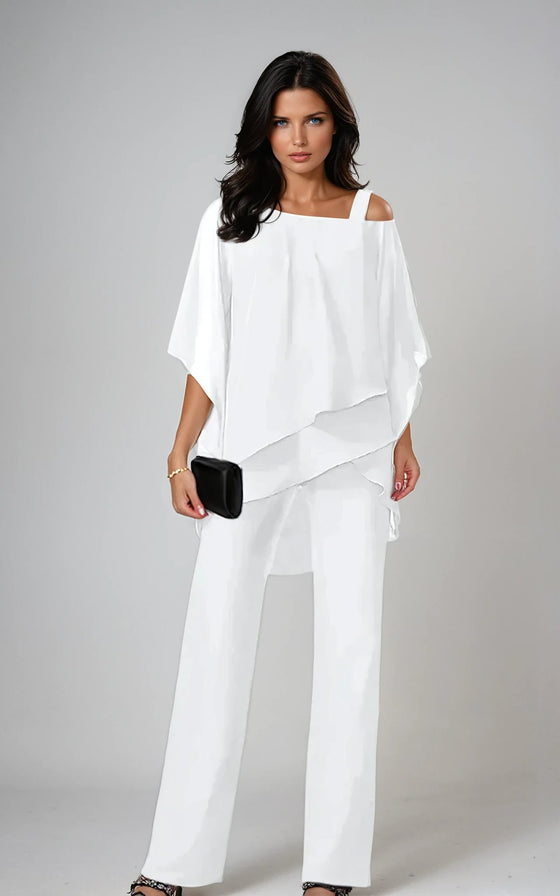 Damen Cold-Shoulder Ensemble | Zweiteilig