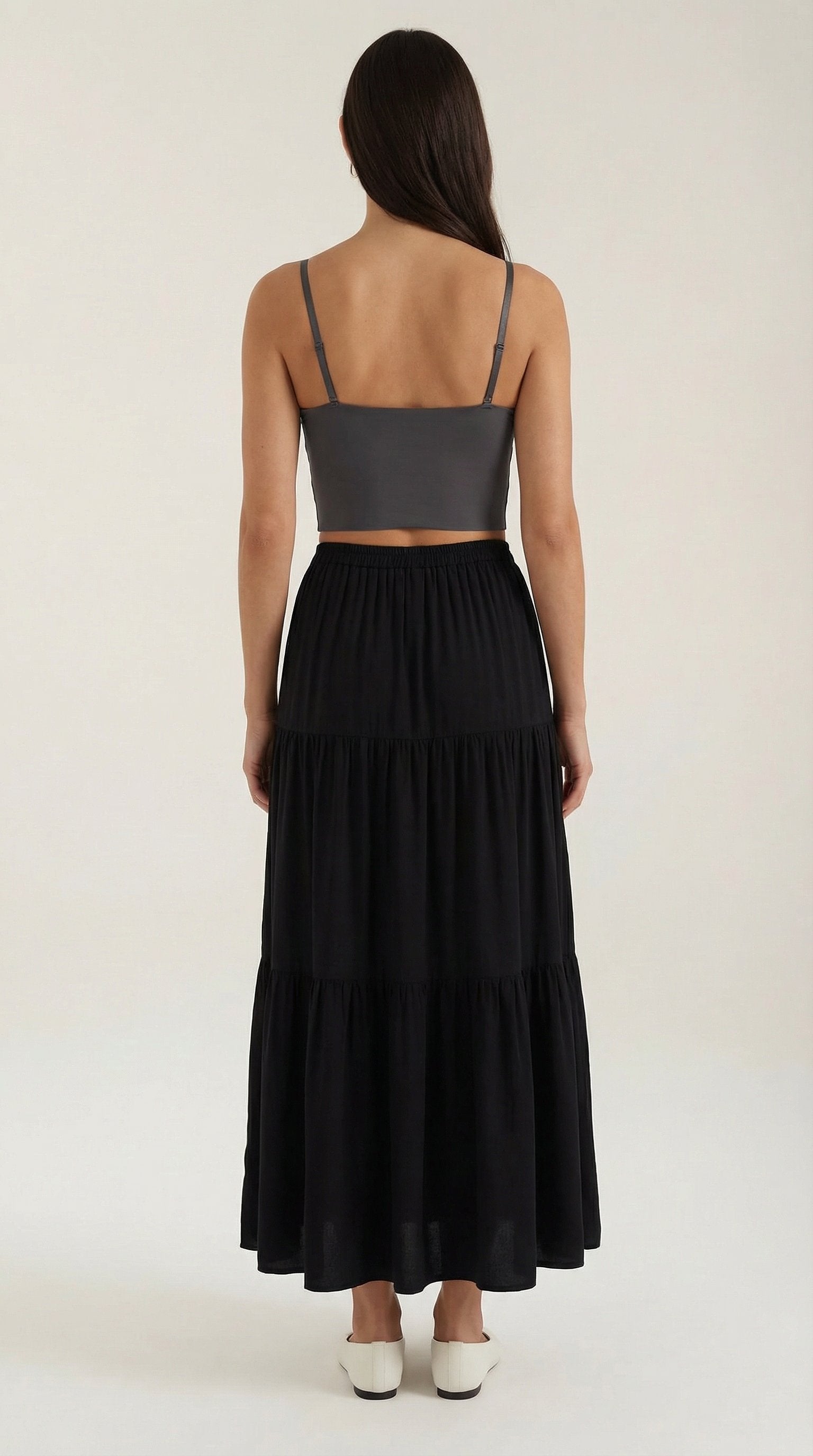 Damen Crop-Top Rüschen | Herzausschnitt View 19
