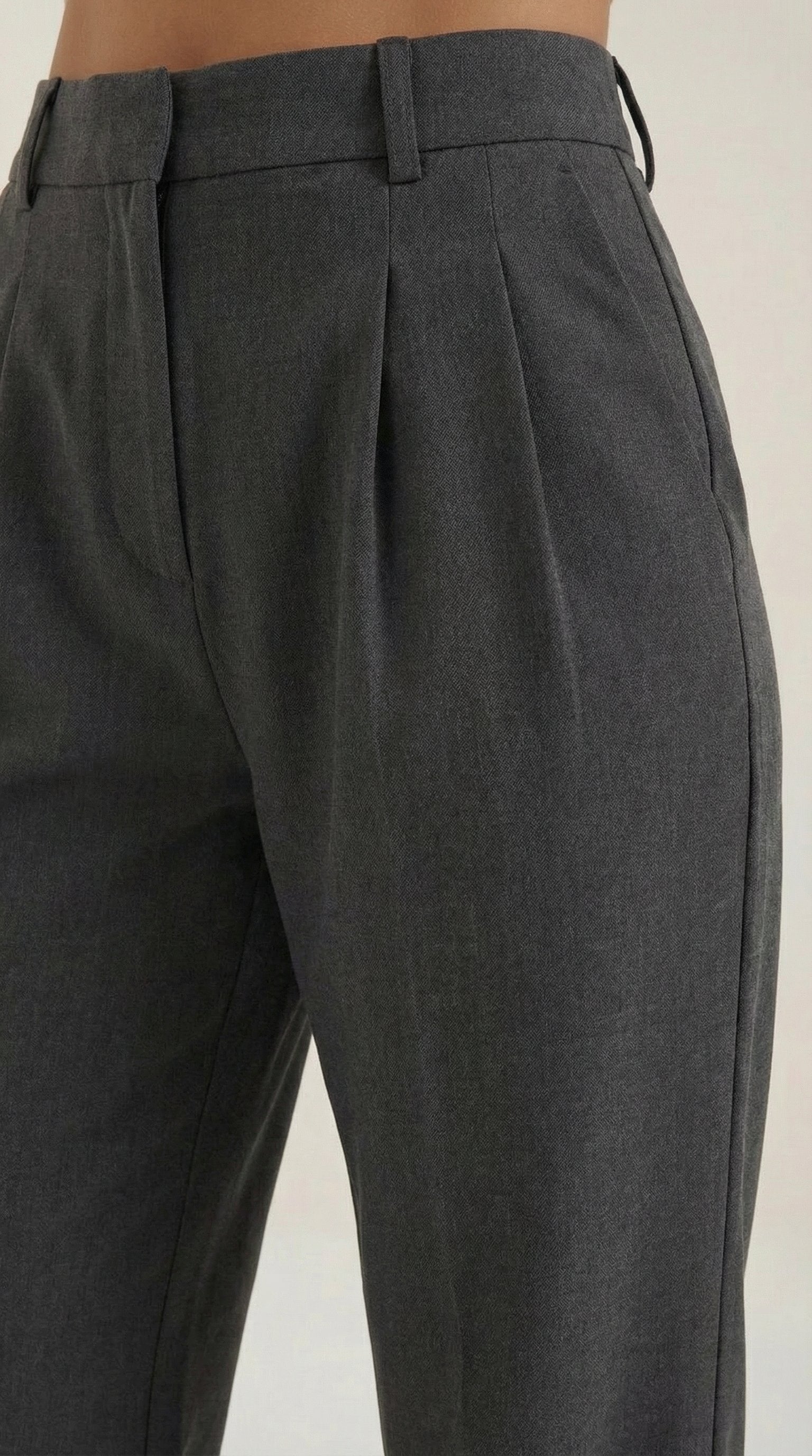 Damen Hose weites Bein | Hohe Taille View 38