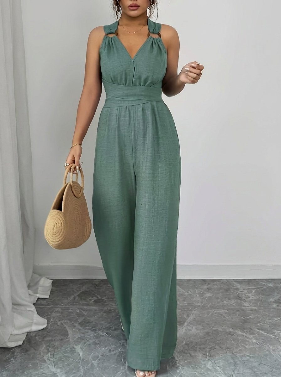 Damen Jumpsuit-Set Ringträger | Zweiteiler Side