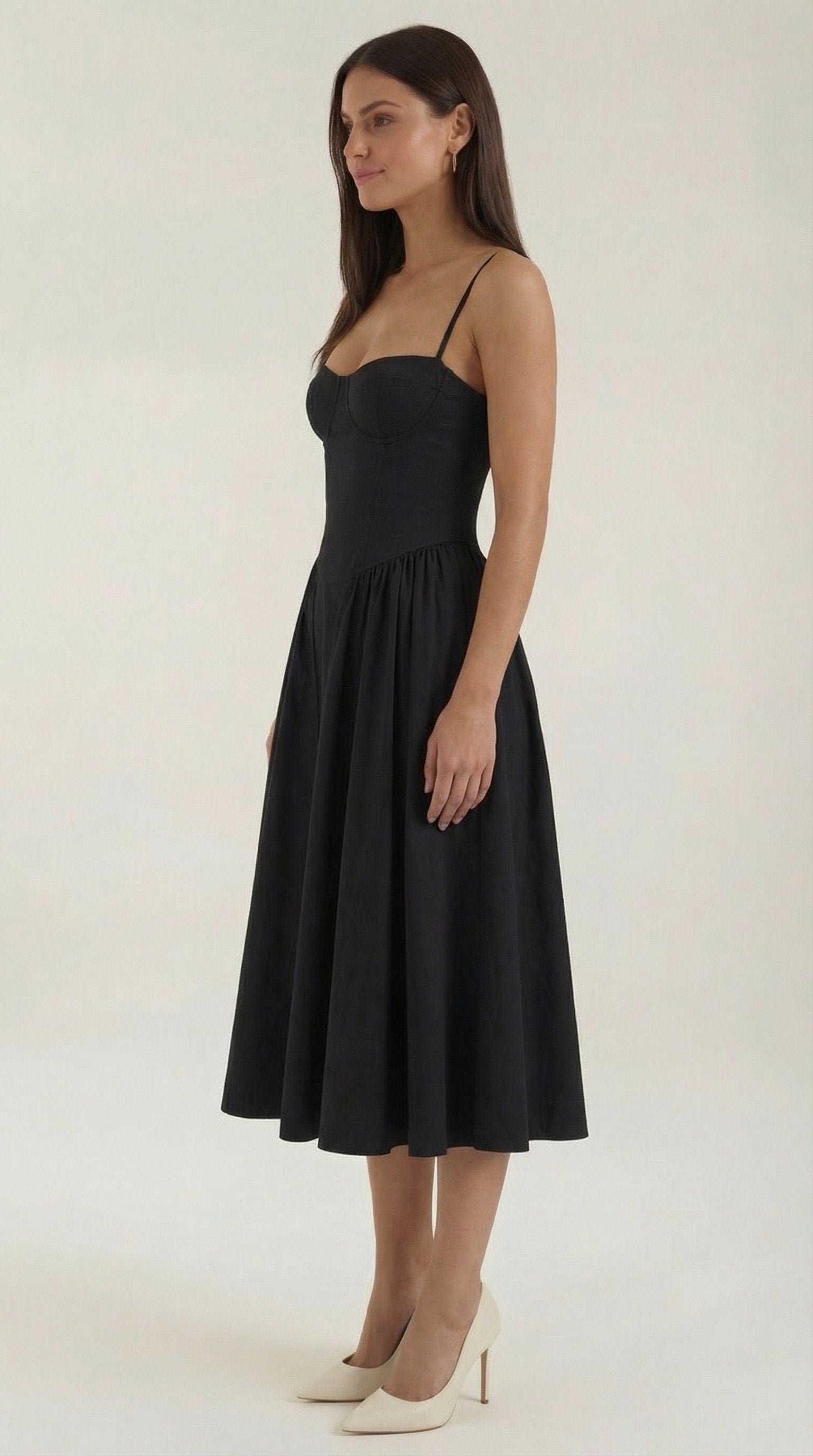 Damen Korsett Midikleid | Trägerkleid View 12
