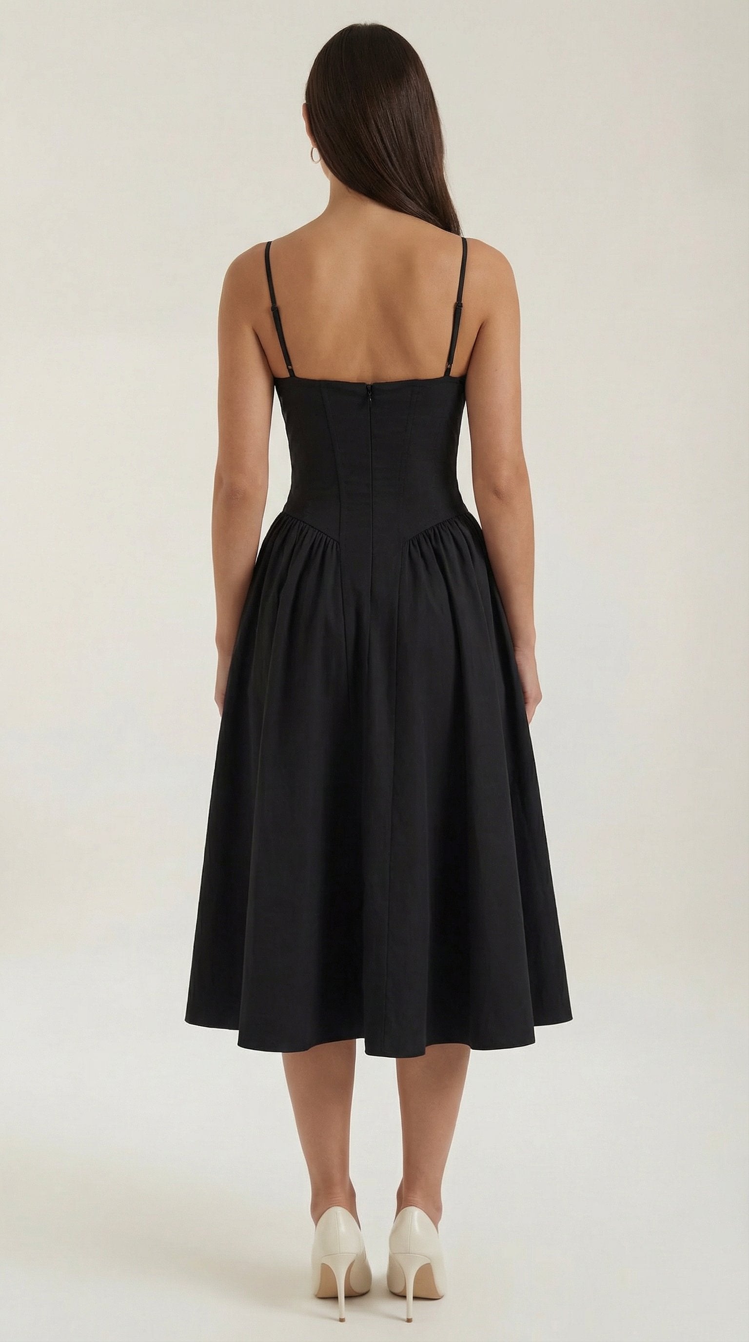 Damen Korsett Midikleid | Trägerkleid View 14
