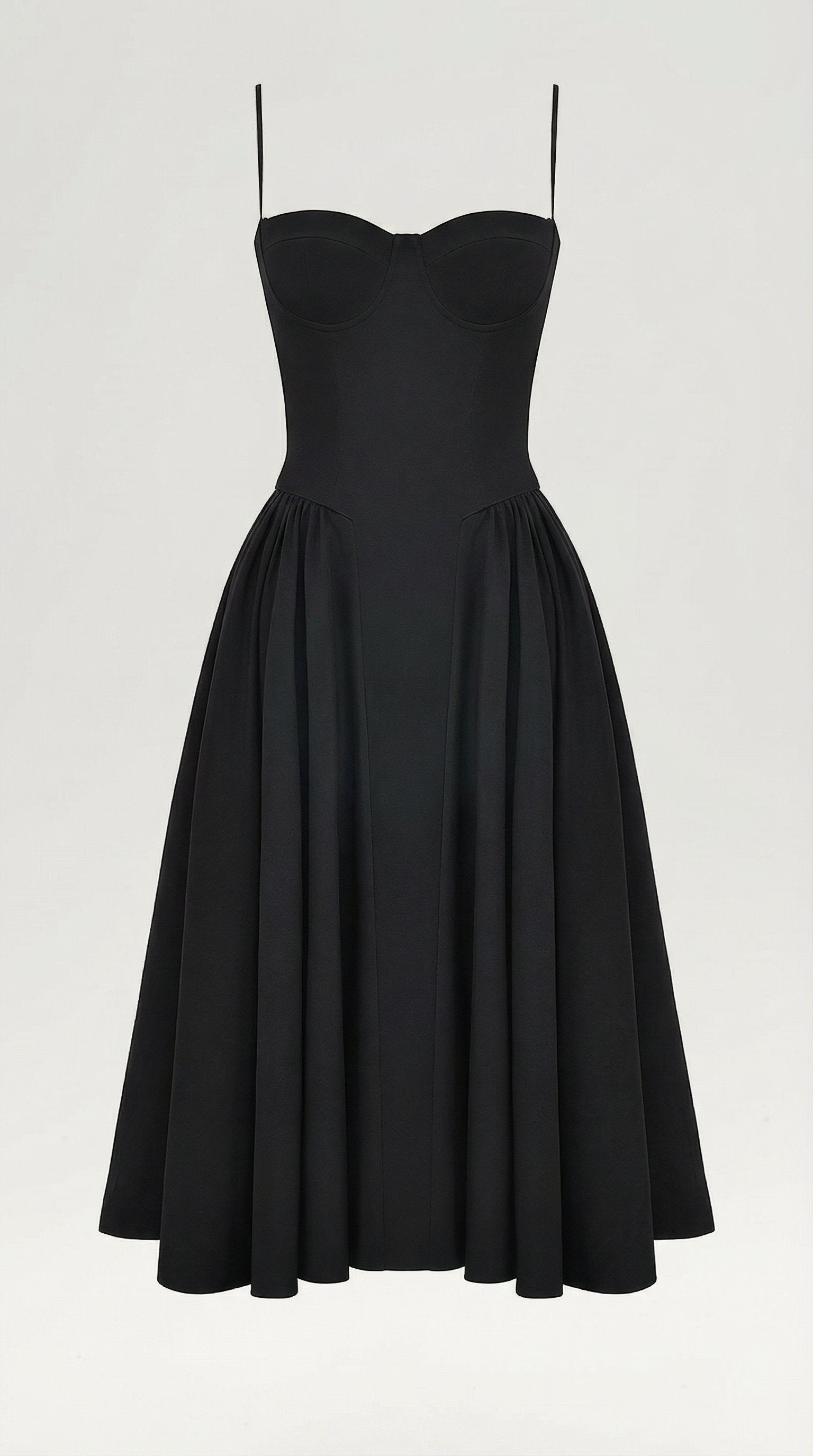 Damen Korsett Midikleid | Trägerkleid View 15