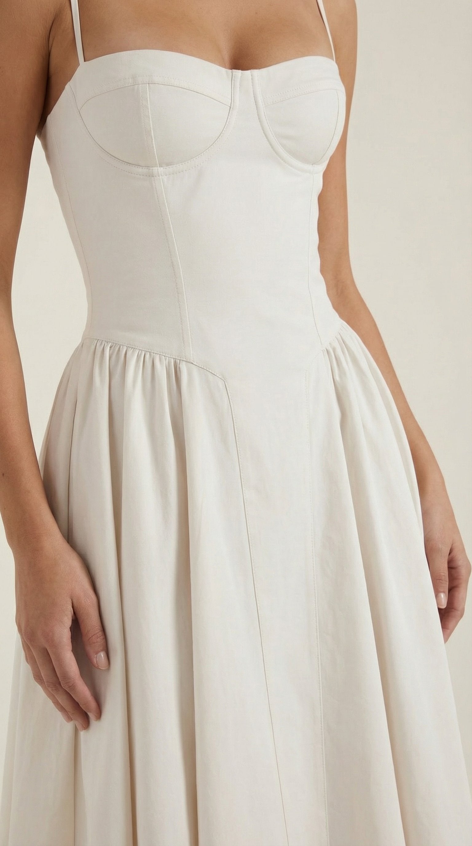 Damen Korsett Midikleid | Trägerkleid View 18