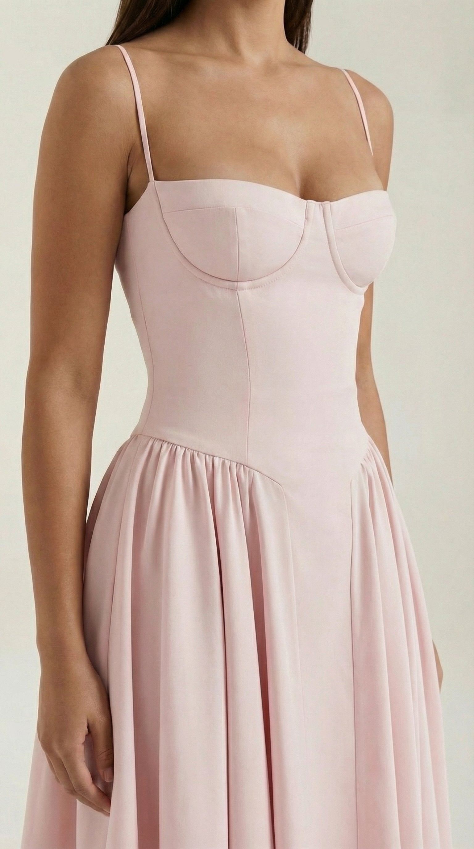 Damen Korsett Midikleid | Trägerkleid View 28
