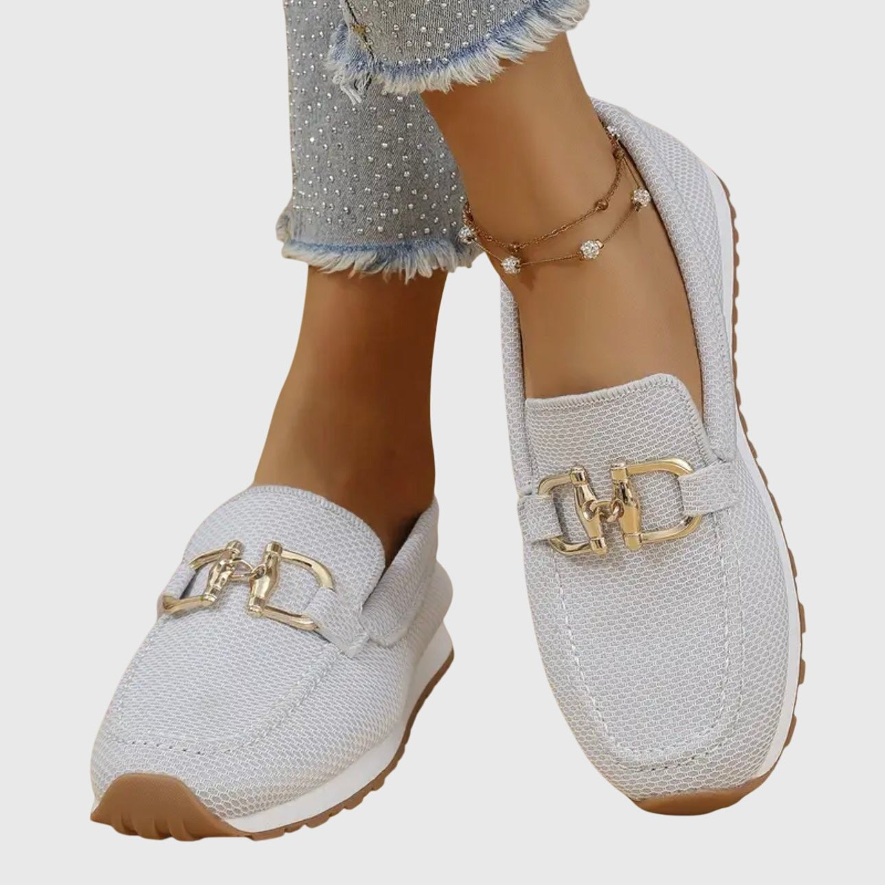 Damen Loafer Kettenschnalle | Orthopädisch Side