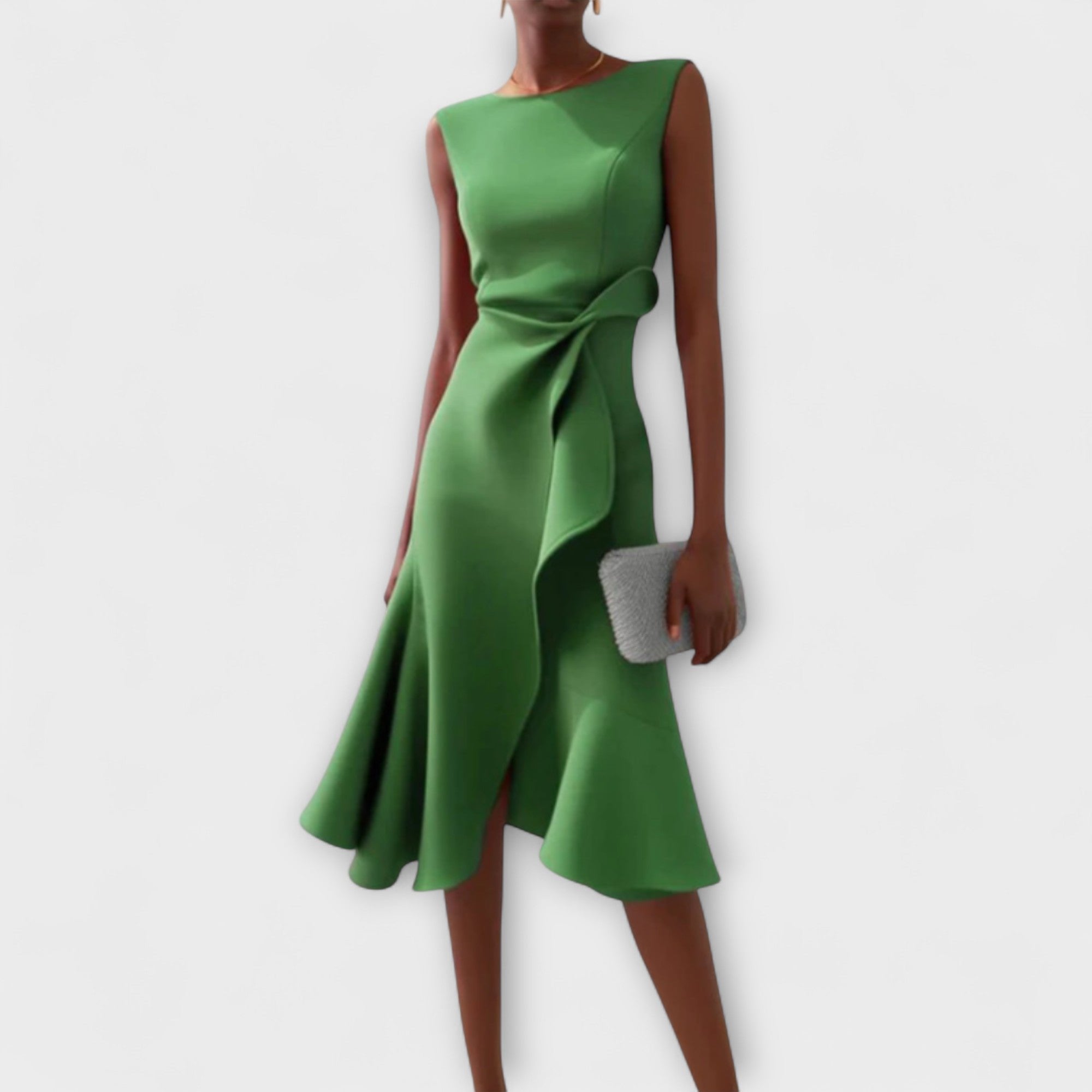 Damen Midikleid Asymmetrisch | Drapiert Lifestyle