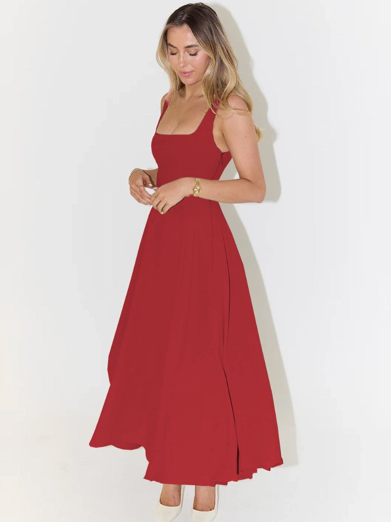 Damen Midikleid Carré-Ausschnitt | Klassisch View 23