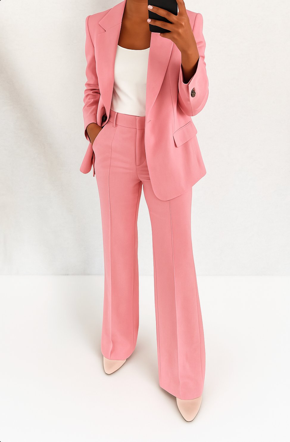 Damen Oversized Blazer Set | Klassisch Side