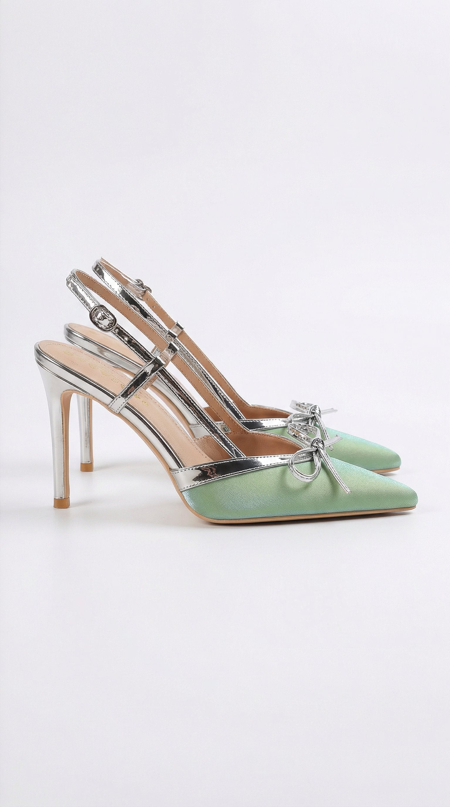 Damen Pumps Riemchen-Slingback | Satin Alternate