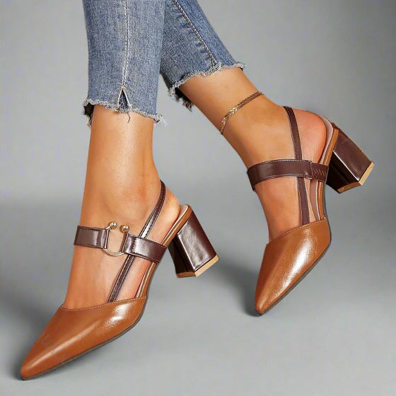 Damen Pumps Transparenter Absatz | Orthopädisch