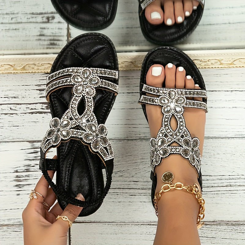 Damen Sandalen Strass-Verzierung | Orthopädisch Lifestyle