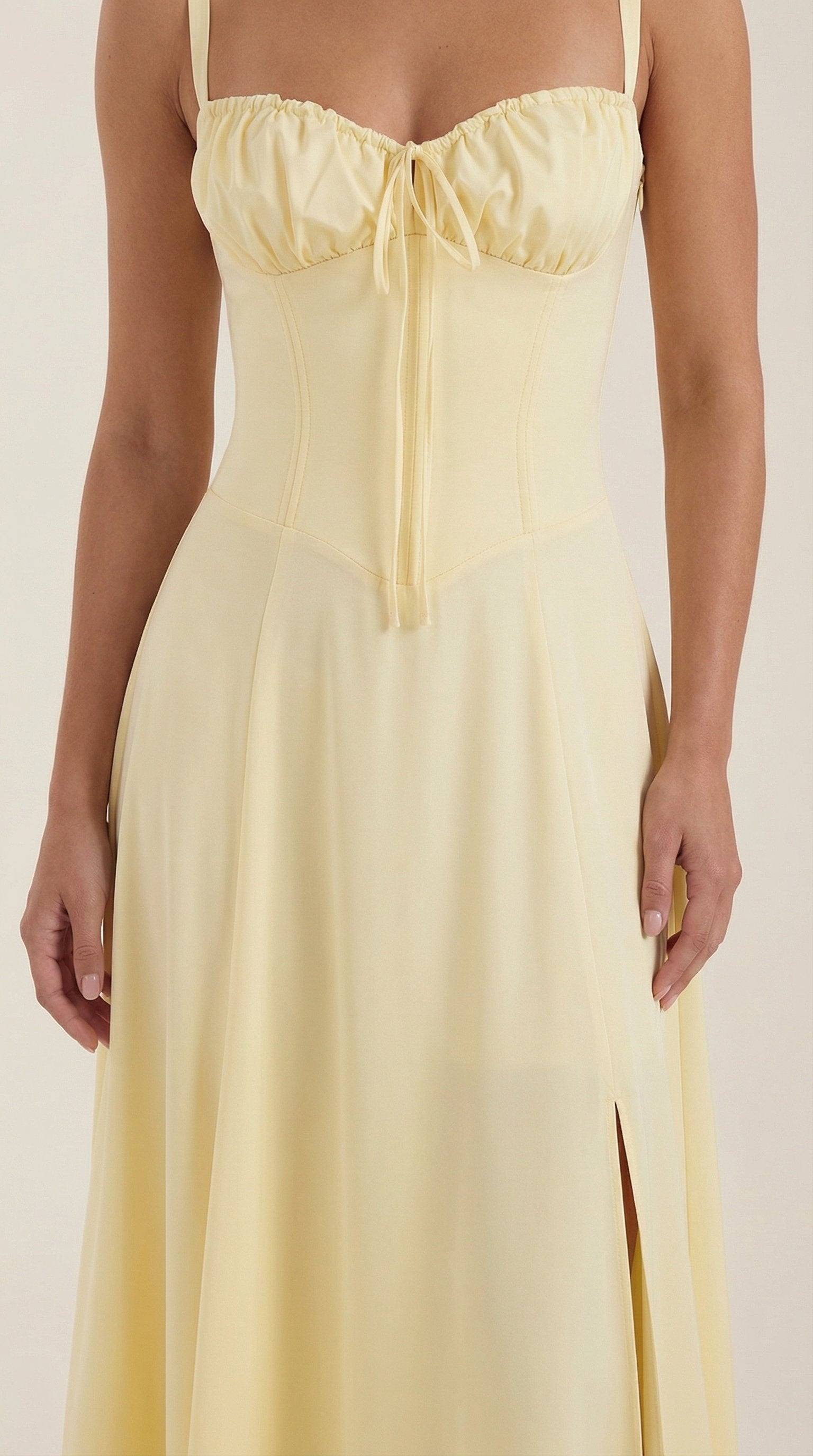 Damen Schnür Midikleid | Ausgestellt View 18
