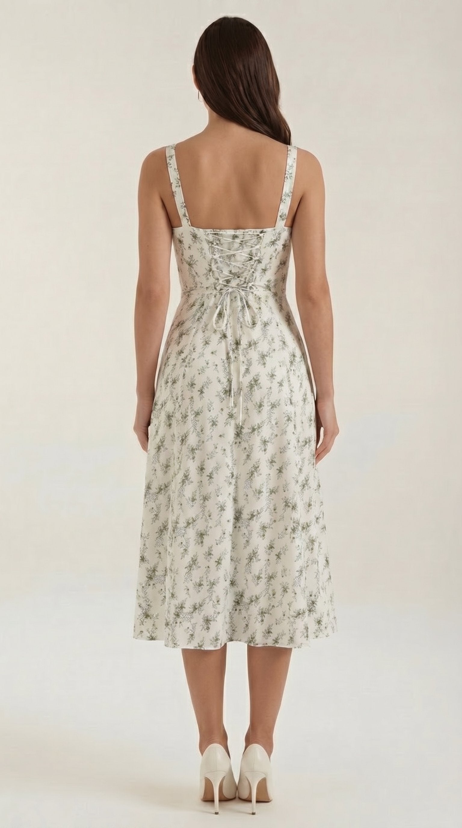 Damen Sommerkleid Seitenschlitz | Midi View 14