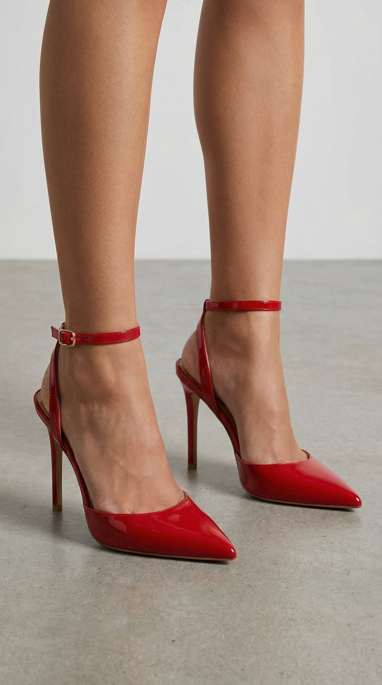 Damen Stiletto Pumps Roségold | Metallicfinish Full