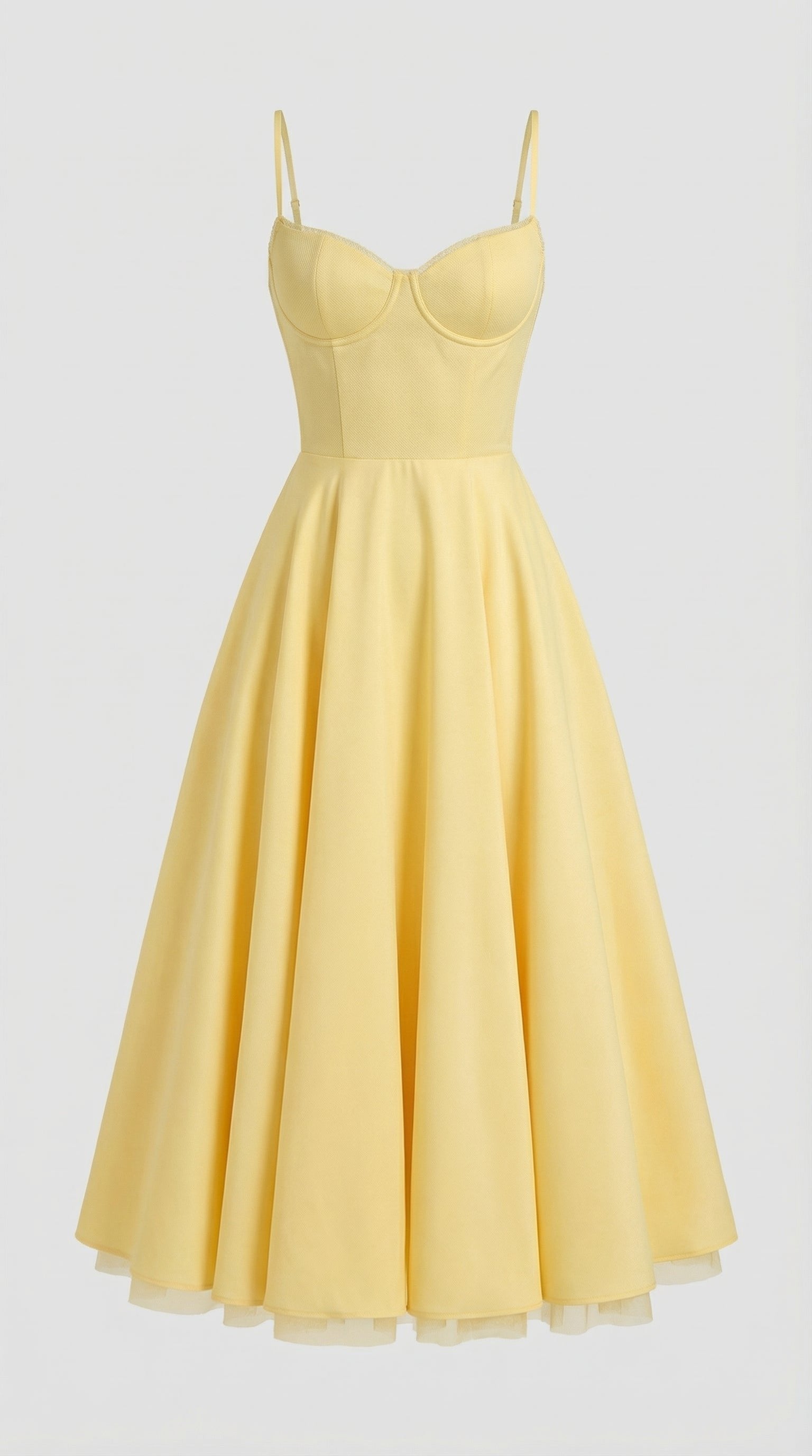 Damen Tüll Midikleid Korsett | Ausgestellt View 25