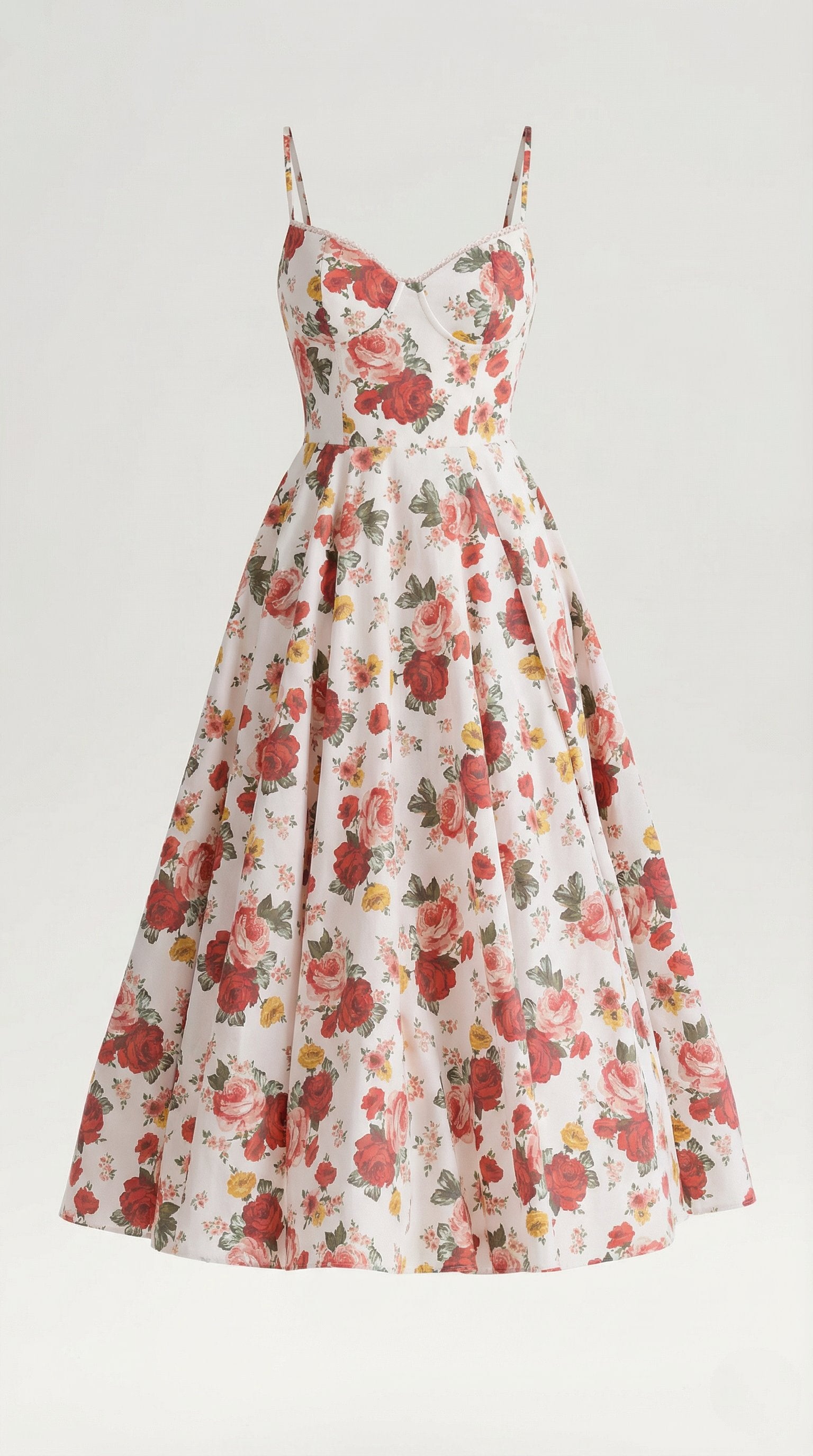 Damen Tüll Midikleid Korsett | Ausgestellt View 35
