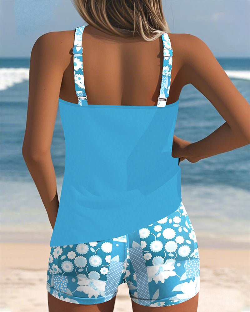 Damen Tankini-Set Schnürträger | Sportlich Back