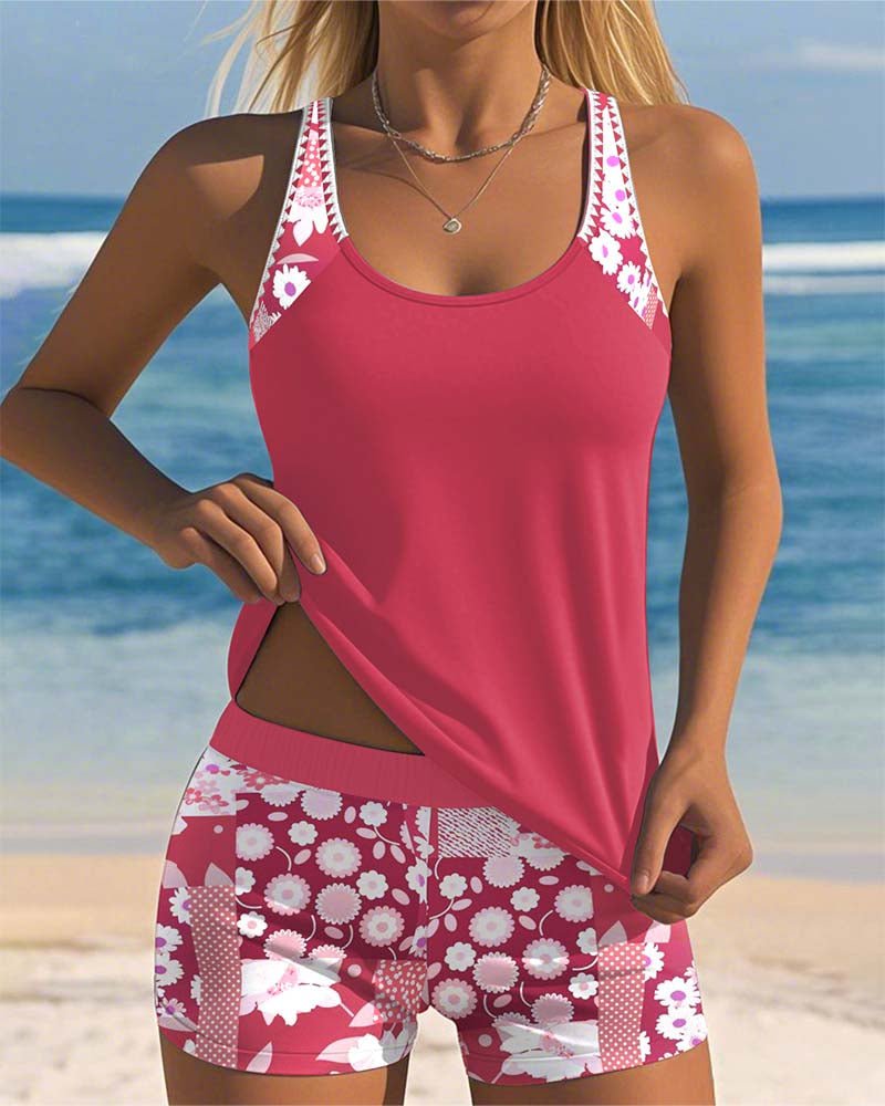 Damen Tankini-Set Schnürträger | Sportlich View 12