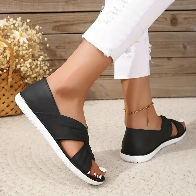 Damen Zehensandalen Gedrehte Riemen | Orthopädisch Back