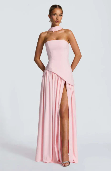 Damenkleid maxilang trägerlos – Ansicht 2