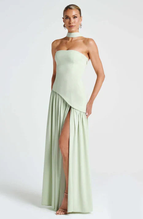 Damenkleid maxilang trägerlos – Ansicht 4