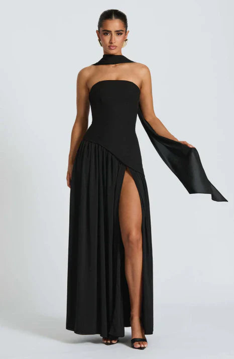 Damenkleid maxilang trägerlos – Ansicht 7