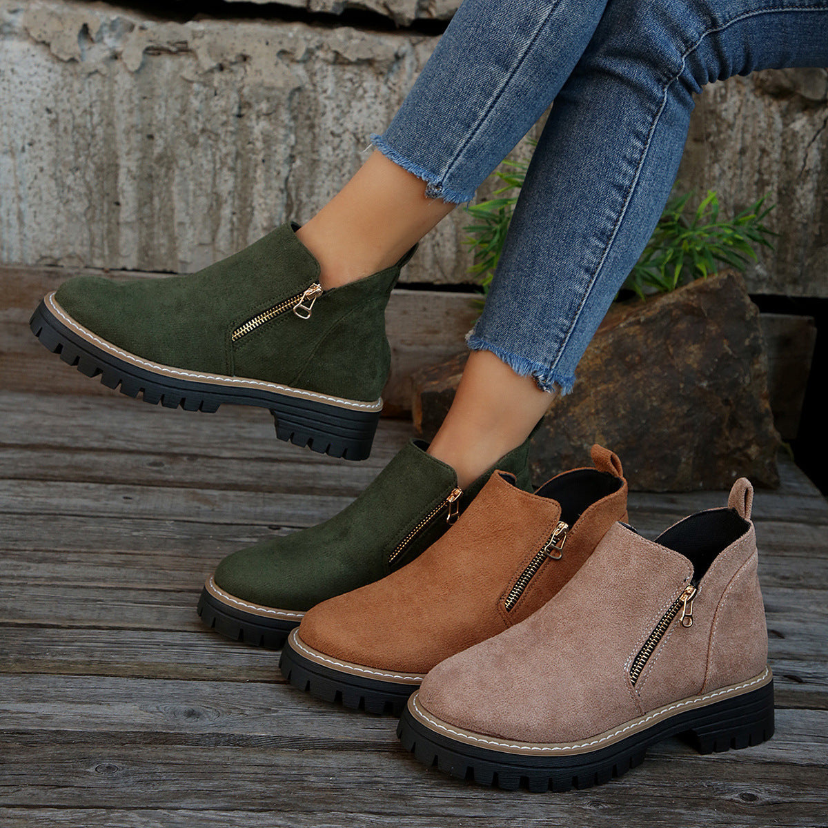 Damenstiefeletten mit Reißverschluss – Ansicht 10