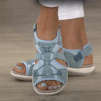 Orthopädische Sandalen mit Klettverschluss Riemen